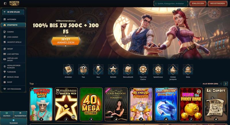 Best casino monsterwin in Germany